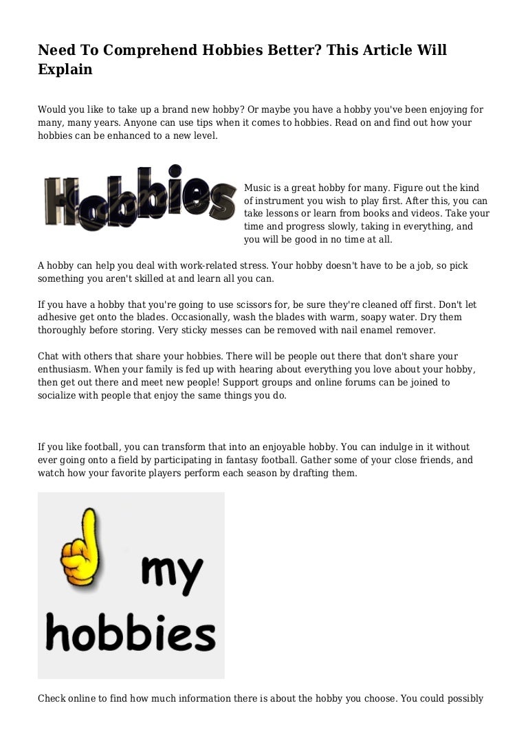 How to choose a hobby - useful tips How to choose a hobby - useful tips